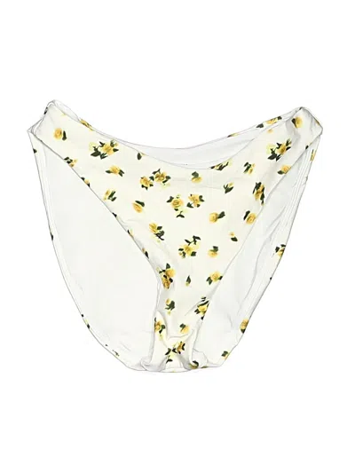 Pre-owned Jcrew Swimsuit Bottoms In Ivory