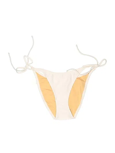 Pre-owned Jcrew Swimsuit Bottoms In Ivory