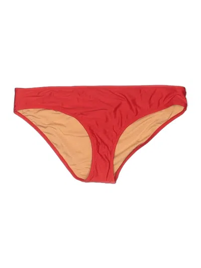 Pre-owned Jcrew Swimsuit Bottoms In Red