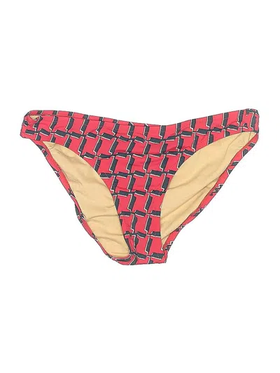 Pre-owned Jcrew Swimsuit Bottoms In Red