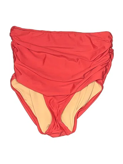 Pre-owned Jcrew Swimsuit Bottoms In Red