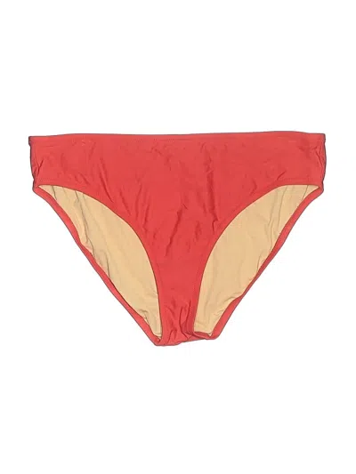 Pre-owned Jcrew Swimsuit Bottoms In Red