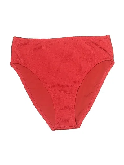 Pre-owned Jcrew Swimsuit Bottoms In Red