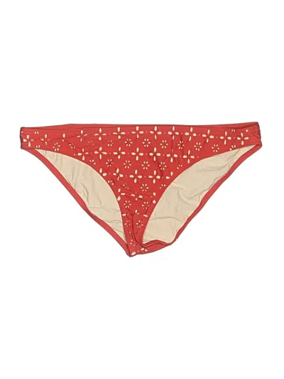 Pre-owned Jcrew Swimsuit Bottoms In Red