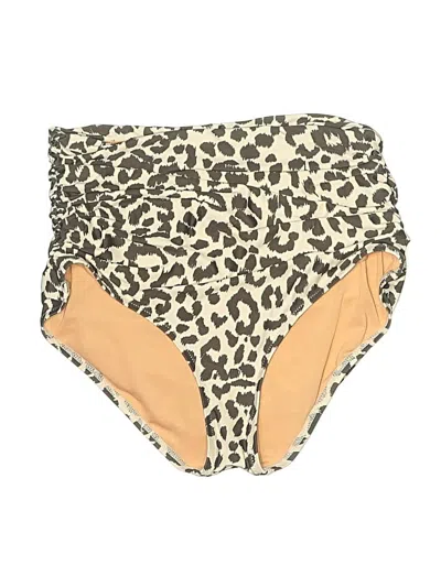 Pre-owned Jcrew Swimsuit Bottoms In Tan