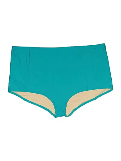 Pre-owned Jcrew Swimsuit Bottoms In Teal