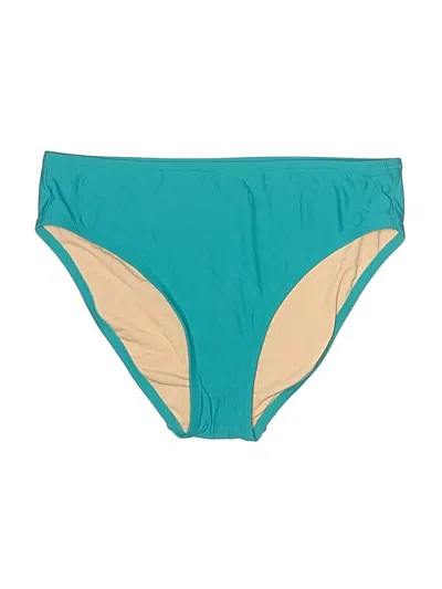 Pre-owned Jcrew Swimsuit Bottoms In Teal