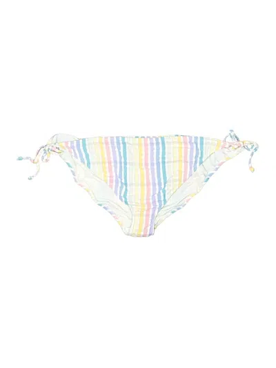 Pre-owned Jcrew Swimsuit Bottoms In White