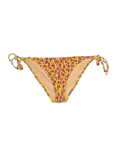 Pre-owned Jcrew Swimsuit Bottoms In Yellow