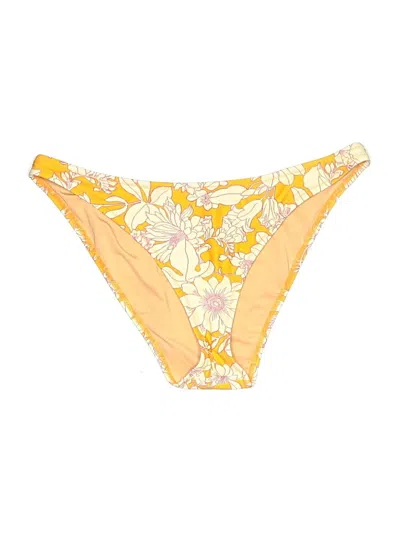 Pre-owned Jcrew Swimsuit Bottoms In Yellow