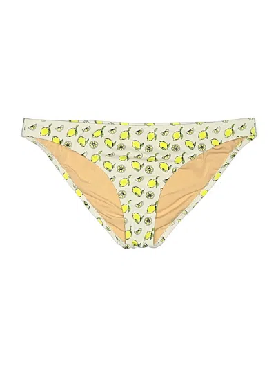 Pre-owned Jcrew Swimsuit Bottoms In Yellow