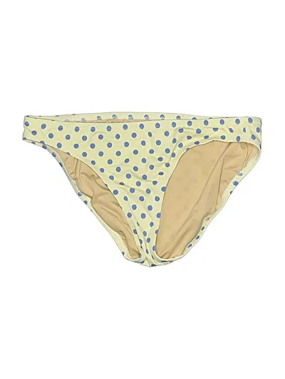 Pre-owned Jcrew Swimsuit Bottoms In Yellow