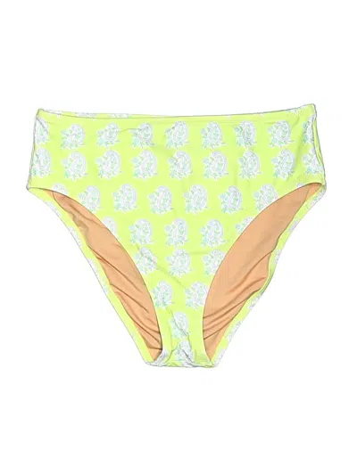 Pre-owned Jcrew Swimsuit Bottoms In Yellow