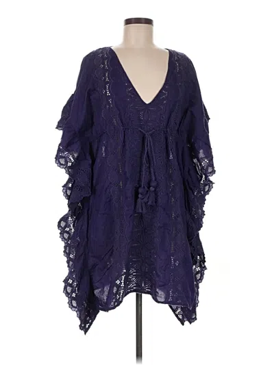 Pre-owned Jcrew Swimsuit Cover Up In Purple
