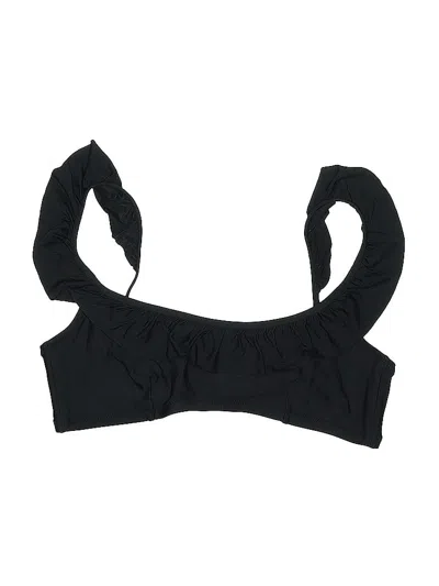 Pre-owned Jcrew Swimsuit Top Black Swimwear