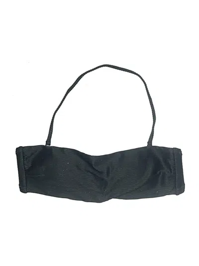 Pre-owned Jcrew Swimsuit Top Black Swimwear