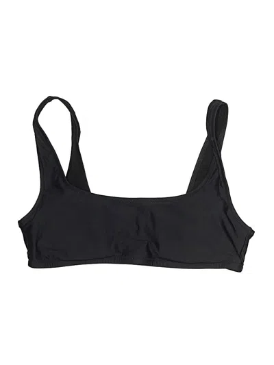Pre-owned Jcrew Swimsuit Top Black Swimwear