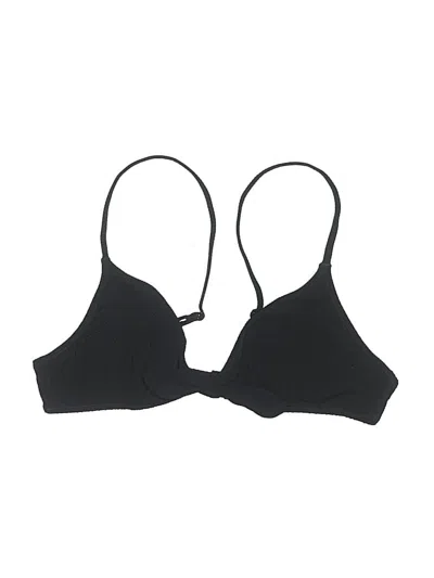 Pre-owned Jcrew Swimsuit Top Black Swimwear