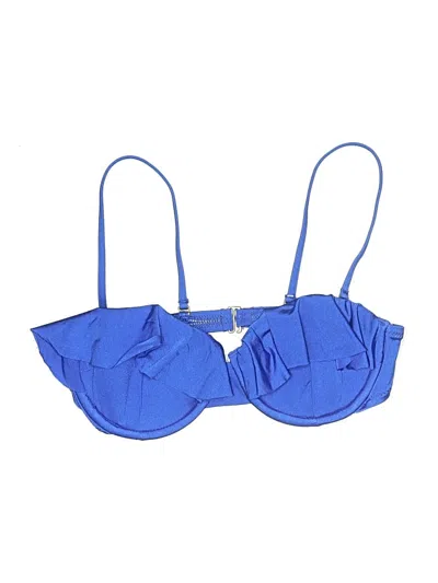 Pre-owned Jcrew Swimsuit Top Blue Swimwear