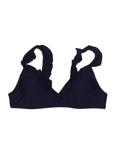 Pre-owned Jcrew Swimsuit Top Blue Swimwear