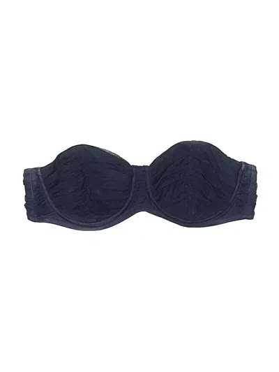 Pre-owned Jcrew Swimsuit Top Blue Swimwear