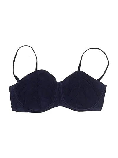 Pre-owned Jcrew Swimsuit Top Blue Swimwear