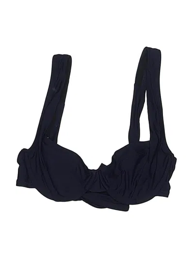 Pre-owned Jcrew Swimsuit Top Blue Swimwear