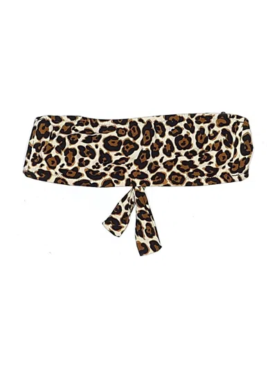 Pre-owned Jcrew Swimsuit Top Brown Swimwear
