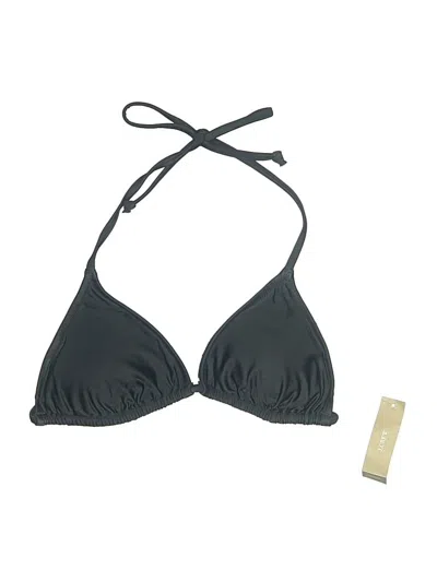 Pre-owned Jcrew Swimsuit Top Gray Solid Pattern Swimwear