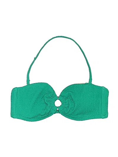 Pre-owned Jcrew Swimsuit Top Green Swimwear