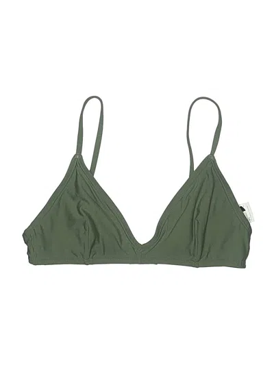 Pre-owned Jcrew Swimsuit Top Green Swimwear