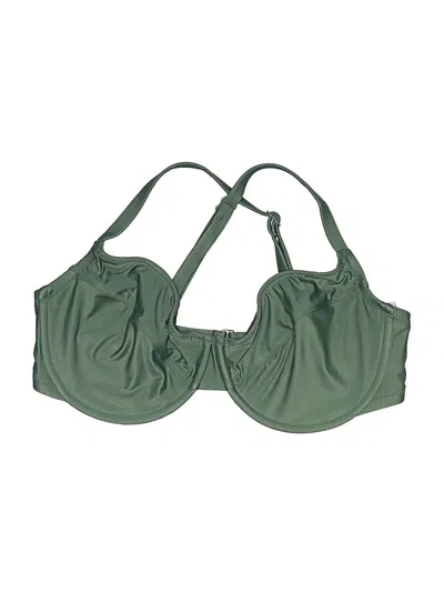 Pre-owned Jcrew Swimsuit Top Green Swimwear
