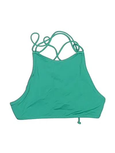 Pre-owned Jcrew Swimsuit Top Green Swimwear