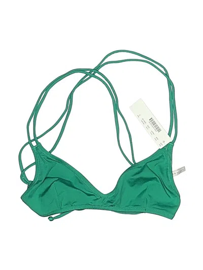 Pre-owned Jcrew Swimsuit Top Green Swimwear