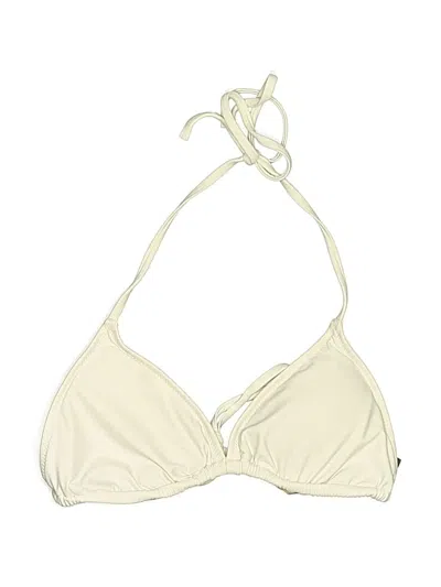 Pre-owned Jcrew Swimsuit Top Ivory Swimwear