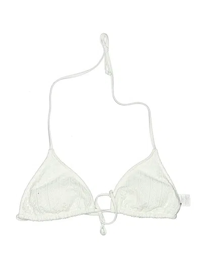 Pre-owned Jcrew Swimsuit Top Ivory Swimwear