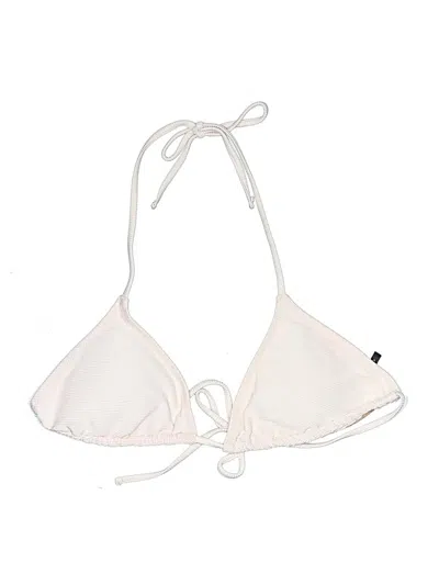 Pre-owned Jcrew Swimsuit Top Ivory Swimwear