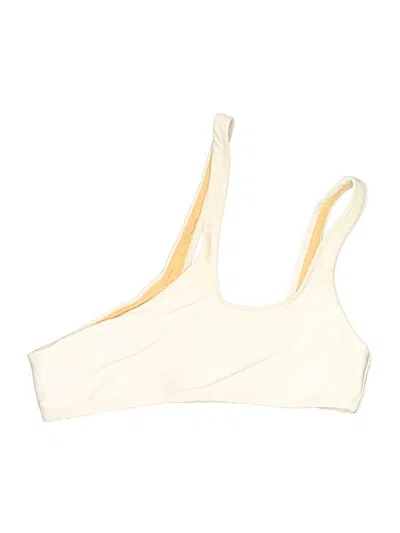 Pre-owned Jcrew Swimsuit Top Ivory Swimwear