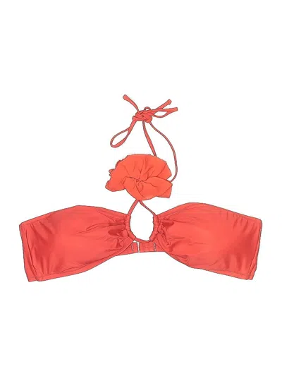 Pre-owned Jcrew Swimsuit Top Orange Swimwear