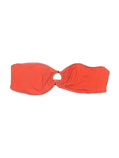 Pre-owned Jcrew Swimsuit Top Orange Swimwear