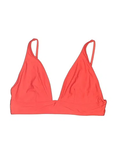 Pre-owned Jcrew Swimsuit Top Orange Swimwear