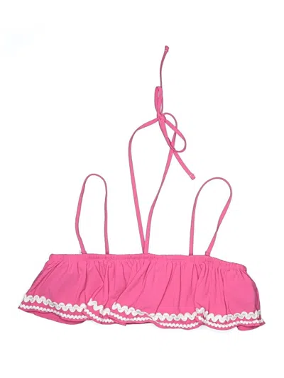 Pre-owned Jcrew Swimsuit Top Pink Swimwear