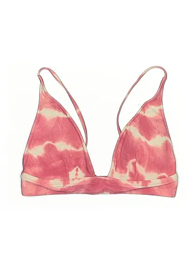 Pre-owned Jcrew Swimsuit Top Pink Tie-dye Pattern Swimwear