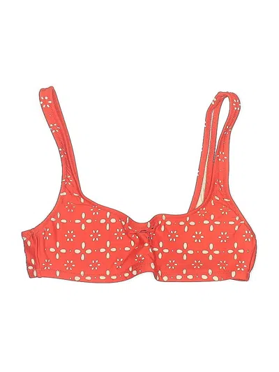 Pre-owned Jcrew Swimsuit Top Red Swimwear