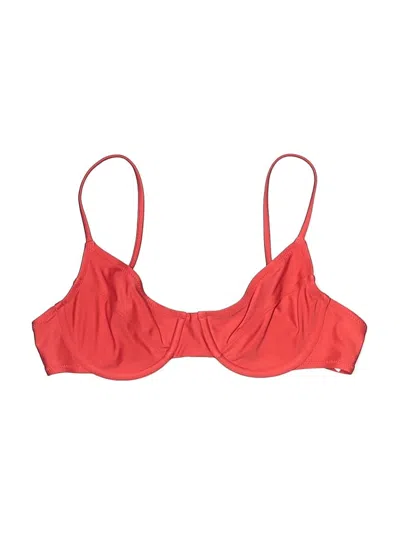 Pre-owned Jcrew Swimsuit Top Red Swimwear