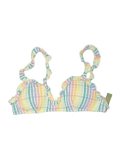 Jcrew Swimsuit Top Yellow Swimwear In Multi