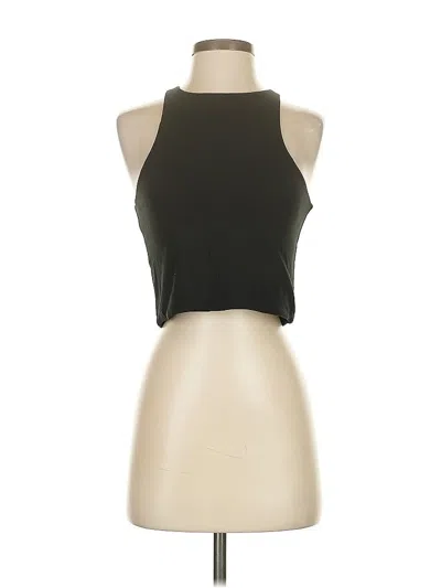 Pre-owned Jcrew Tank Top Black Halter Neckline Tops