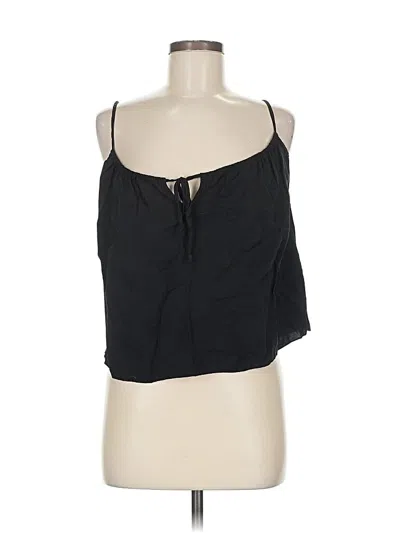 Pre-owned Jcrew Tank Top Black Halter Neckline Tops