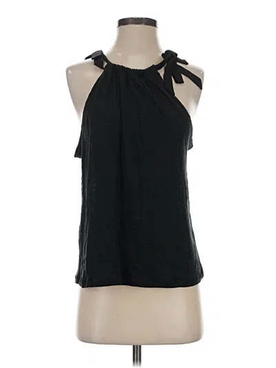 Pre-owned Jcrew Tank Top Black Halter Neckline Tops