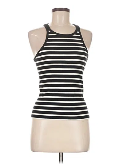 Pre-owned Jcrew Tank Top Black Halter Neckline Tops